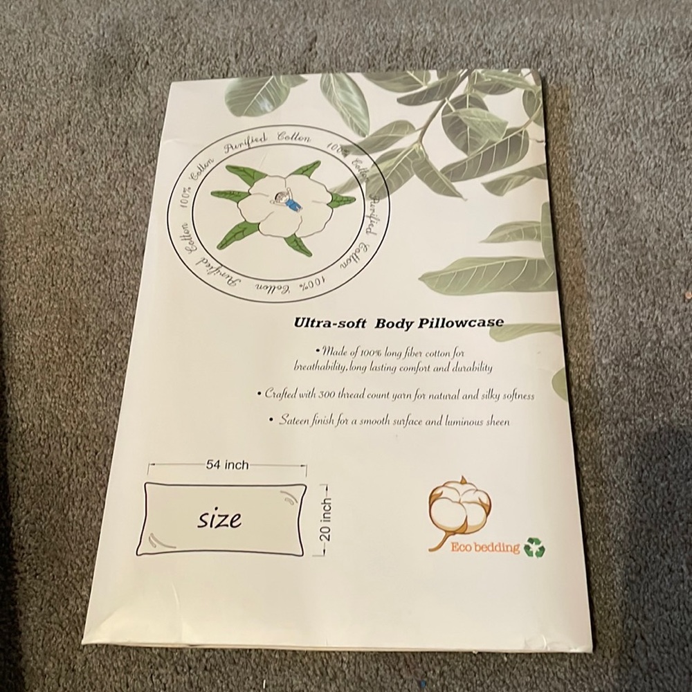 Ultra-soft body pillowcase